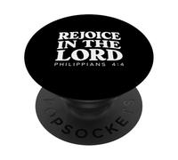 Regocíjate en el Señor Versículo de la Biblia PopSockets PopGrip Adhesivo