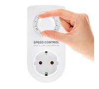 Regolatore Velocita Motori 220V AC, Regolatore di Tensione del ventilador Regulador de Velocidad Continuo Multifuncional para amoladoras angulares/ventiladores de extracción (Enchufe Schuko tipo F)