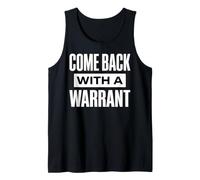 Regresa con una Orden Divertida entusiastas de la Ley Camiseta sin Mangas