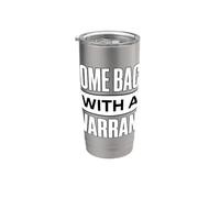 Regresa con una orden divertida entusiastas de la ley Vaso térmico de acero inoxidable de doble pared