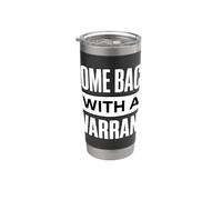 Regresa con una orden divertida entusiastas de la ley Vaso térmico de acero inoxidable de doble pared
