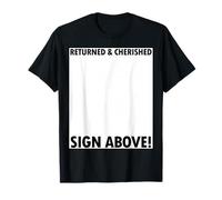 Regreso a casa Equipo de Fiesta Signature Collector Sign My Camiseta