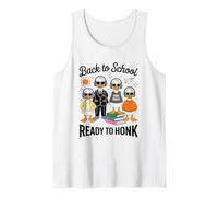 Regreso a Clases Listo para Tocar la bocina Camiseta sin Mangas