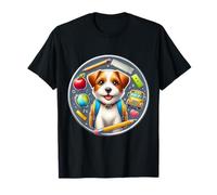 Regreso a clases Parson Russell Terrier Perro Niños Niñas Estudiante Camiseta