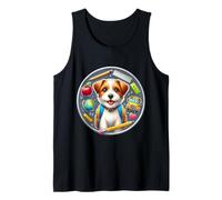 Regreso a clases Parson Russell Terrier Perro Niños Niñas Estudiante Camiseta sin Mangas