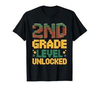 Regreso a la Escuela 2do Grado Boys Gamer Primer día Segundo Grado Camiseta