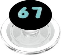 Regreso a la Escuela 67 Estilo Regla número gráfico para el año de Clase PopSockets PopGrip para MagSafe