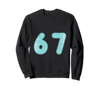 Regreso a la Escuela 67 Estilo Regla número gráfico para el año de Clase Sudadera