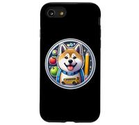 Regreso a la escuela Akita Dog Niños Niñas Dueño Estudiante Niños Niño Carcasa para iPhone SE (2020) / 7 / 8