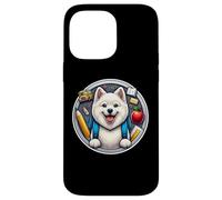Regreso a la escuela American Eskimo Dog Boys Girls Dueño Estudiante Carcasa para iPhone 14 Pro Max