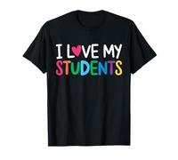 Regreso a la escuela Amo a mis estudiantes Maestros Mujeres Niños Niñas Camiseta