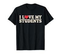 Regreso a la escuela Amo a mis estudiantes Maestros Mujeres Niños Niñas Camiseta