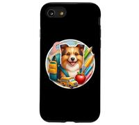 Regreso a la escuela Australian Terrier Dog Boy Niñas Estudiante Niños Carcasa para iPhone SE (2020) / 7 / 8