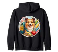 Regreso a la escuela Australian Terrier Dog Boy Niñas Estudiante Niños Sudadera con Capucha