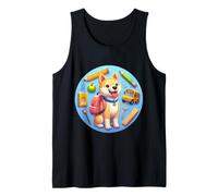 Regreso a la escuela Canaan Dog Boys Girls Student Kids Owner Nuevo Camiseta sin Mangas