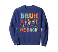Regreso a la Escuela Cartoon Dancing School Supplies Sudadera