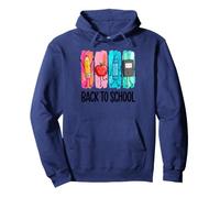 Regreso a la Escuela Cartoon Dancing School Supplies Sudadera con Capucha