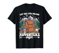 Regreso a la Escuela Deja Que comience la Aventura de Quinto Grado Maestro Camiseta