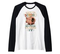 Regreso a la Escuela Esta Vez Estoy pagando por ello Gracioso Camiseta Manga Raglan