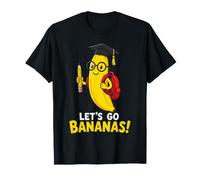 Regreso a la Escuela Funny Lets Go Bananas Camiseta