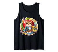 Regreso a la escuela Gato Bengala Niños Niñas Estudiante Niños Dueño Nuevo Camiseta sin Mangas