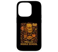 Regreso a la escuela Hello Middle School Cute Womens First Day Carcasa para iPhone 14 Pro