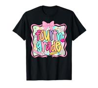 Regreso a la Escuela Hola Equipo de Cuarto Grado 4to Grado Niño Niña Camiseta