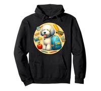 Regreso a la escuela Komondor Dog Boys Girls Student Kids Owner Sudadera con Capucha