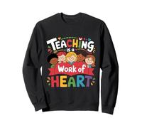 Regreso a la Escuela, La enseñanza es una Obra de Heart Teacher 2025 Sudadera