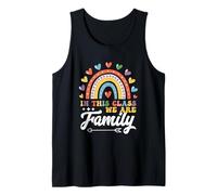 Regreso a la escuela maestro amor en esta clase Somos familia Camiseta sin Mangas