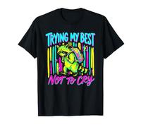 Regreso a la Escuela Mapache Triste Haciendo Todo lo Posible para no Llorar Camiseta