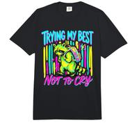 Regreso a la Escuela Mapache Triste Haciendo Todo lo Posible para no Llorar Comfort Colors Adult Heavyweight T-Shirt