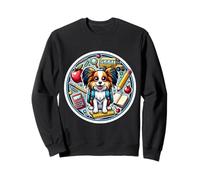 Regreso a la escuela Papillon Dog Boys Girls Dueño Estudiante Niños Sudadera