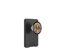 Regreso a la escuela Plott Hound Perro Niños Niñas Dueño Estudiante Niños PopSockets PopWallet para MagSafe