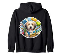 Regreso a la escuela Polaco Lowland Sheepdog Dog Boy Girls Student Sudadera con Capucha