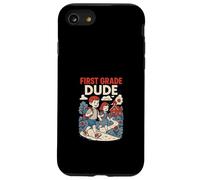 Regreso a la escuela Primer grado Dude Fun Boys First Day Carcasa para iPhone SE (2020) / 7 / 8