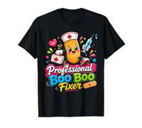Regreso a la Escuela Profesional Boo Boo Fixer Escuela Enfermera Camiseta