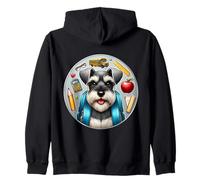 Regreso a la escuela Standard Schnauzer Dog Boys Girls Owner Kids Sudadera con Capucha