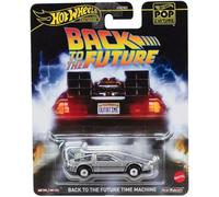 Hot Wheels Regreso al Futuro Modelo DieCast Auto Delorean DMC Back to The Future - Escala 1/64 Longitud 7 cm Pop Culture JBL65