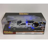 Jada BACK TO THE FUTURE TIME MACHINE R1 1:24 scale model vehicle to collect, pla