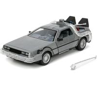 Regreso Al Futuro Máquina Del Tiempo Iluminada Vehículo De Fundición 1:24