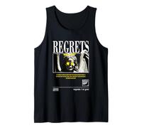Regrets Graffiti Angel - Sad Aesthetic Edgy Streetwear Camiseta sin Mangas