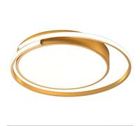 regulable lámpara de plafón LED vendimia dorado ronda lámpara de araña con mando a distancia dormitorio salón sala de estar comedor cuarto de niños 52cm lámpara colgantes creativo diseño Industrial