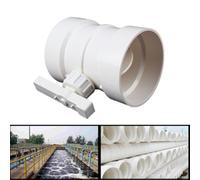 Regulación manual del PVC de la válvula de control del volumen del aire del conducto de ventilación para el funcionamiento óptimo del sistema (180m m)