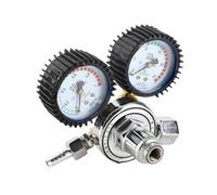 Regulador CO2 para Soldadura, Reductor de Presión de Gas con Doble Calibrador, Válvula de Seguridad, G5/8, Compatible con Botella de CO2