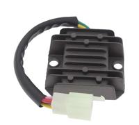 Regulador Corriente Moto Ajuste para CG125 ZJ125 LX125 HJ125 4/5/6 cables Ajustador de voltaje Rectificador Regulador Rectificador regulador(ZJ125 (5 Wires))