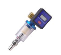 Regulador de aire multifunción, control de presión de aire, medidor con separador de agua de aceite, para sistemas de aire de compresor, rosca de 1/4 pulgadas, filtración de aire automotriz