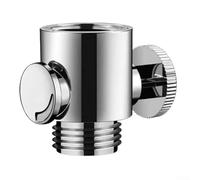 Regulador de ángulo de ducha con boquilla dividida de 4 puntos y codo de cobre para una dirección de pulverización personalizable y amplia cobertura, compatible con sistemas de ducha de baño estándar