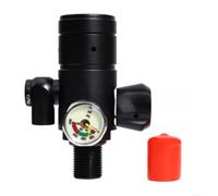 Regulador de buceo de latón compacto primera etapa con manguera de 36 pulgadas para cilindro de buceo M18x1.5 Válvula reductora de gas de alta presión para tanque de respaldo (FMJ033)