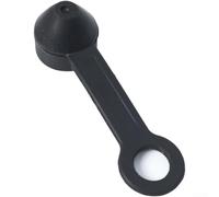 Regulador de buceo de primera etapa, tapa antipolvo de goma natural para adaptador de puerto de yugo, protector negro de 9,3 cm para equipo deportivo submarino